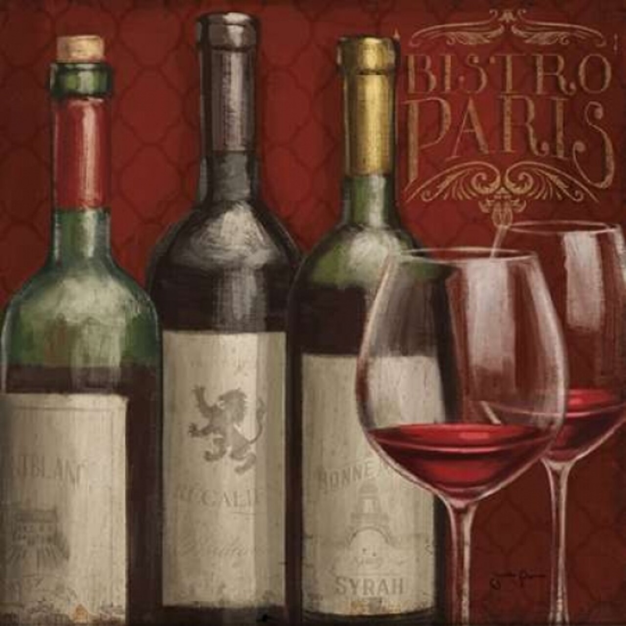 Bistro Paris III Poster Print by Janelle Penner - Item # VARPDX18687